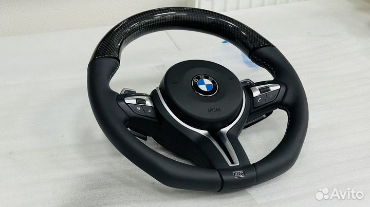 M-руль BMW F30 карбон с анатомией