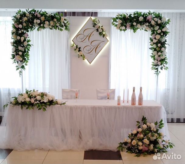 Оформление свадьбы и свадебный декор в аренду