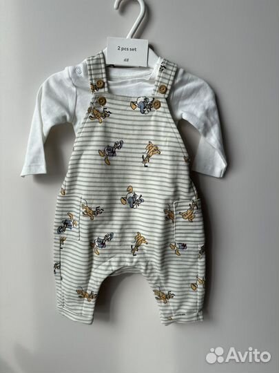 Комплекты хлопковые hm для малышей 56