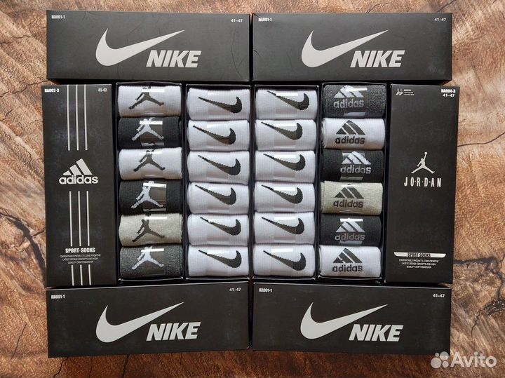 Носки Nike Adidas Jordan качество