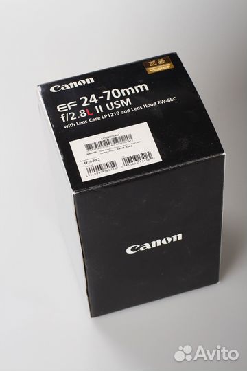 Объектив Canon EF 24-70mm f /2.8L II USM