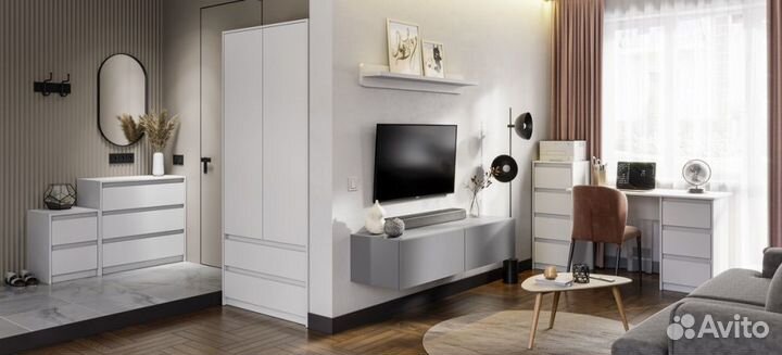 Стол письменный Айден 1,2м белый