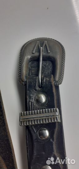 Мужской кожаный ремень