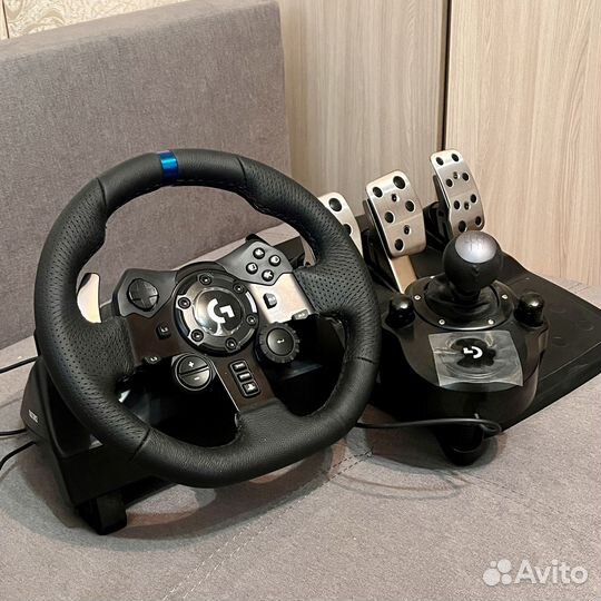 Игровой руль logitech g923 + МКПП