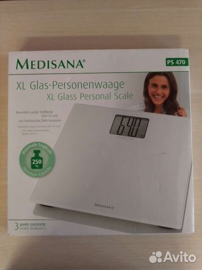 Весы напольные Medisana PS470 XL (Германия)