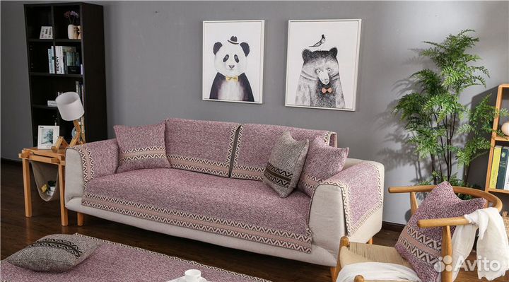 Накидки Комплект на диван / кровать розн /опт