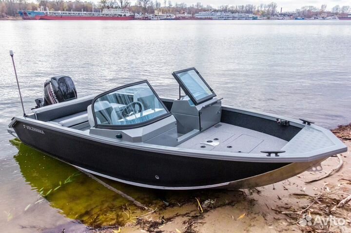 Волжанка 46 Fish с мотором Mercury F60