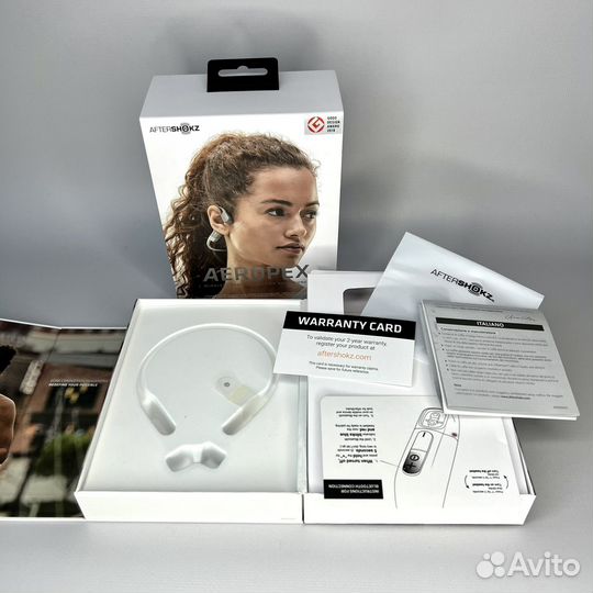 Коробка от наушников Aftershokz aeropex упаковка