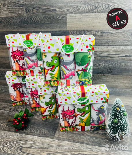Новогодние подарочные наборы с драконами