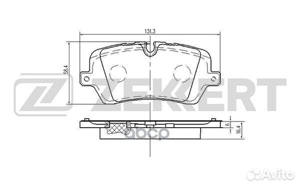 Колодки торм. диск. задн. Land Rover Discovery