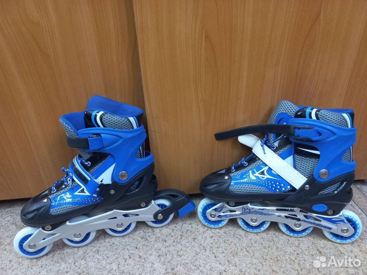 Роликовые коньки раздвижные новые, размер 38-43