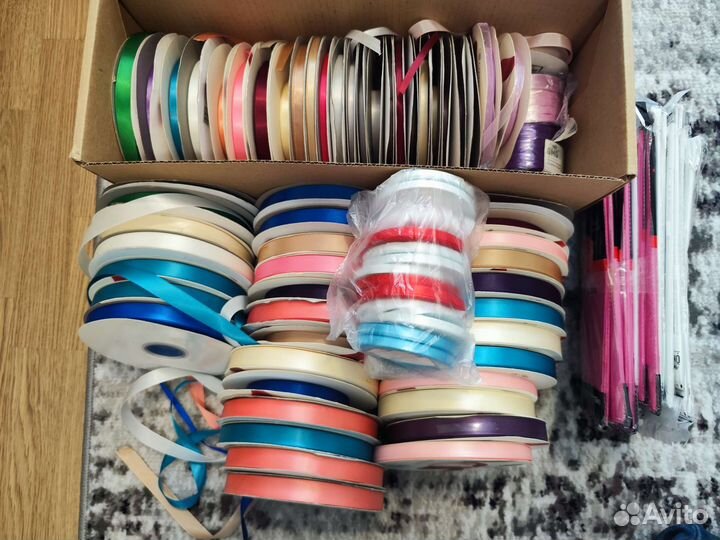 Продаю атласные ленты для творчества