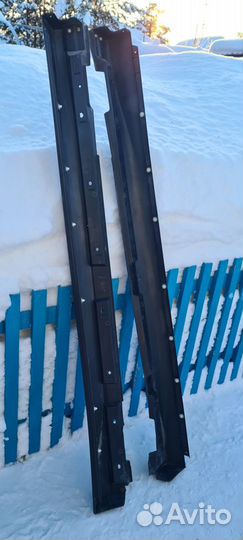 Накладки на пороги лексус RX