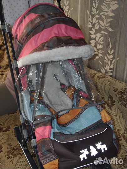 Санки коляска ника 7-3