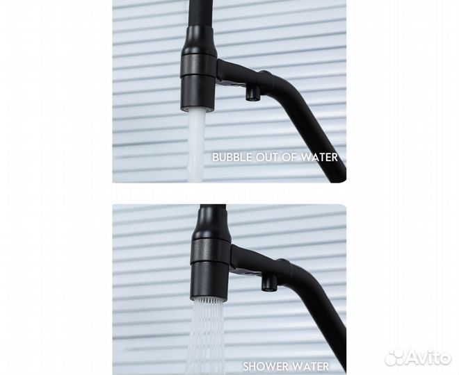 Смеситель для кухни, гибкий излив gappo G4398-86