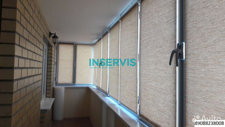 Рулонные шторы белые