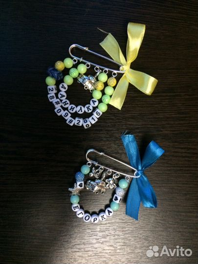 Изготовление именных булавок от сглаза и красных н