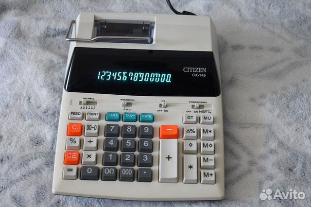 Калькулятор citizen сх 146