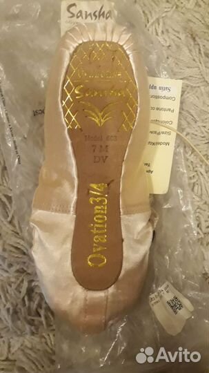Новые Пуанты 36 размер Санша Sansha 7W 7M Ovation