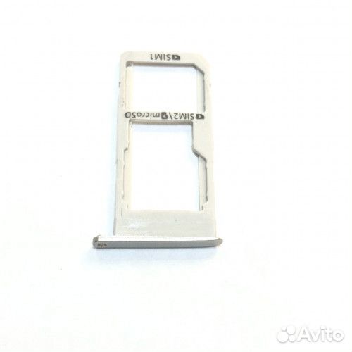 Лоток симкарты Samsung S7 серебристый