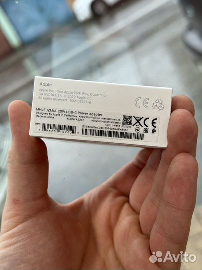 Apple USB-C 20w original adapter