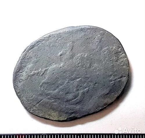 4 копейки 1762 г. Двойной удар. Брак. Петр 3