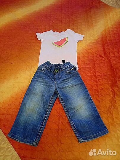 Детские вещи пакетом (14 шт) для девочек 92-98