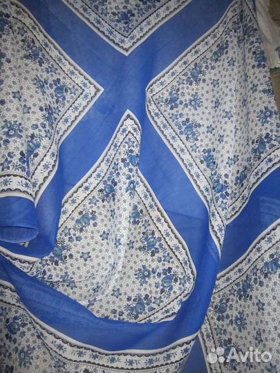 Батист с платочным принтом