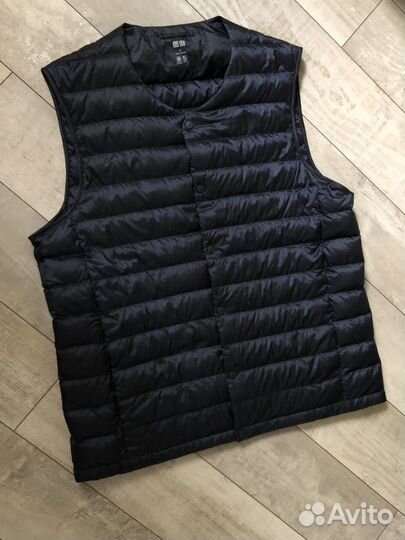 Uniqlo 48/50 пуховый жилет