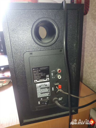 Колонки Bluetooth Oklick OK-166 BT, 2.0, черный