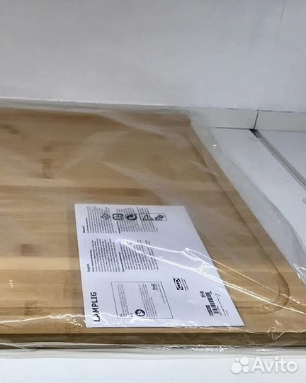 Новая разделочная доска Лэмплиг 46 х 53 см IKEA