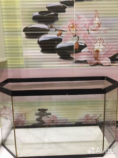 Аквариум 85 литров + аквариумный наполнитель 3,5кг