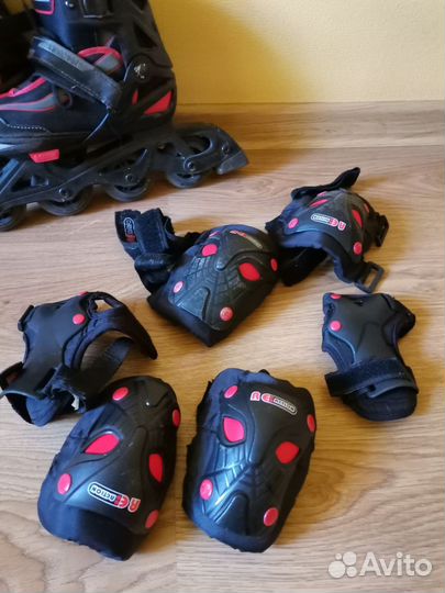 Роликовые коньки детские раздвижные