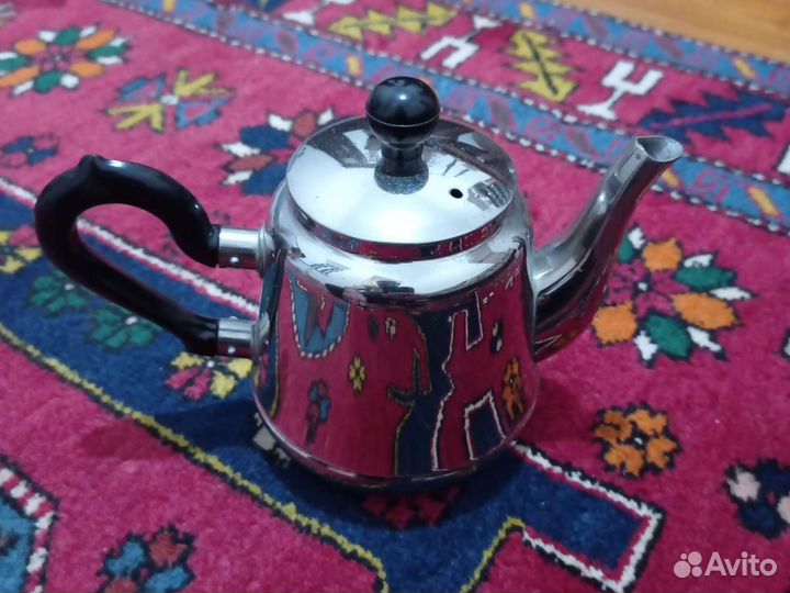 Заварочный чайник новый из мельхиора СССР
