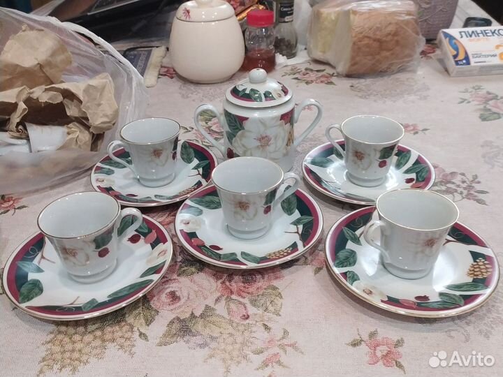 Кофейный сервиз 12 персон