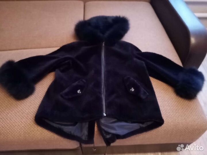 Полушубок мутоновый женский