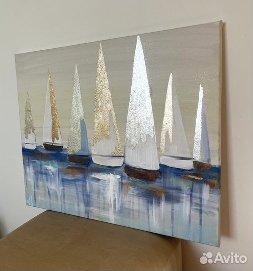 Картина на холсте ручной работы 