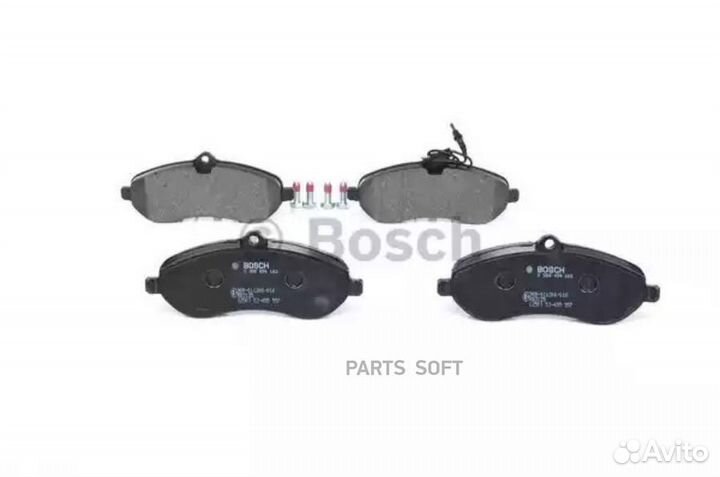 Bosch 0986494163 Колодки тормозные передние citroe