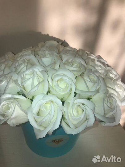Букет из мыльных роз