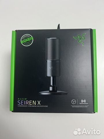 Новый запечатанный Микрофон Razer Seiren X, гарант