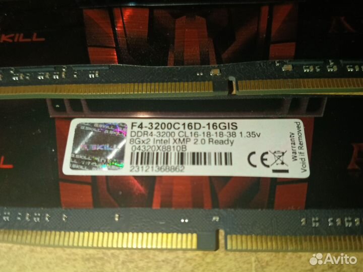 Оперативная память G.Skill Aegis 32GB