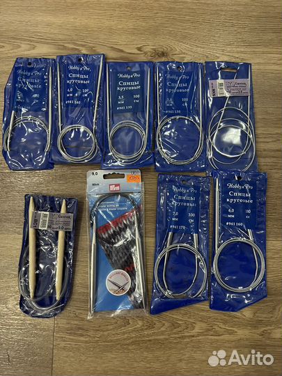 Спицы для вязания разные размеры, 44 шт