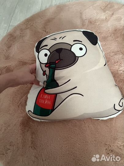 Подушка мопс