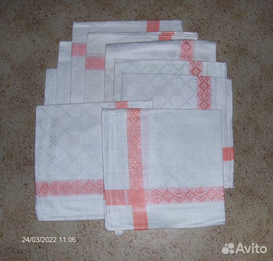 Салфетка льняная СССР новая