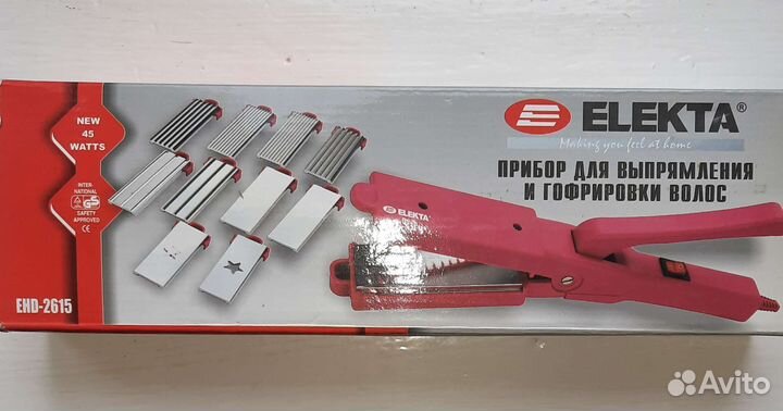 Утюжок для выпрямления и гафрировки волос