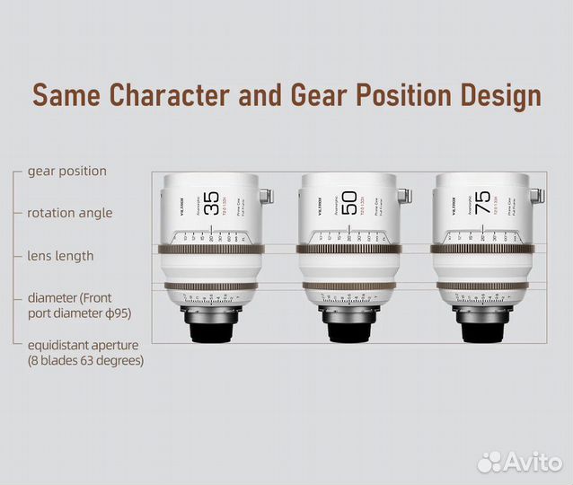 Анаморфотный объектив Viltrox 35mm T2.0 1.33x PL