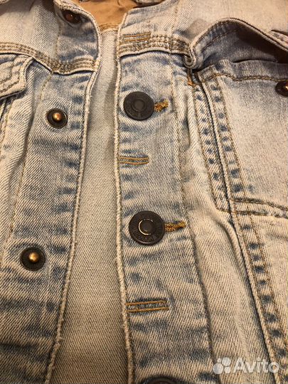 Джинсовая куртка на рост 110,4-5 лет