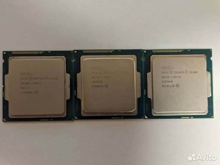 Процессоры 9 штук 1150/1155/775/am3