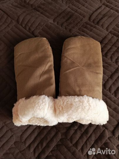 Военные Варежки меховые мужские