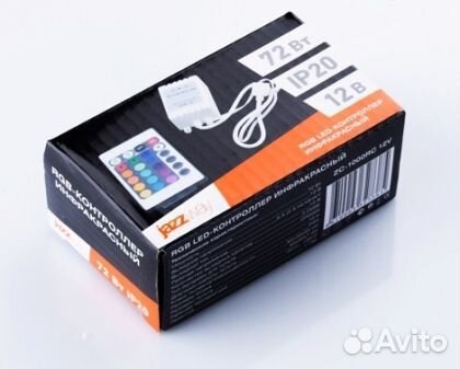 Контроллер RGB ZC-1000RC 12V 3*2A 72W (IR)